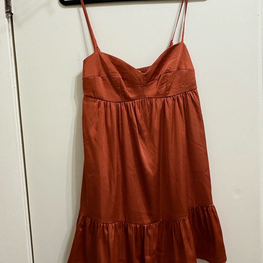 Sky to Moon Rust Mellie Mini Dress